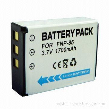 Li-ion Battery for NP85 FUJI Camera with 3.7V, 1,700mAh Capacity